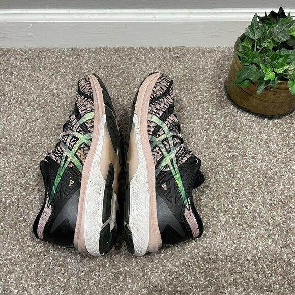 ASICS Women's Shoes Size 9.5 GEL-KAYANO 27 Black Ginger Peach Running Sneakers - Picture 9 of 11